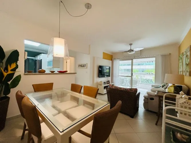 Apartamento com 3 dormitórios para alugar, 113 m² por R$ 3.000,00/dia - Riviera de São Lou