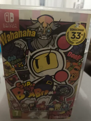 Não aceito oferta jogo para Nintendo switch usado mídia física original Bomberman R