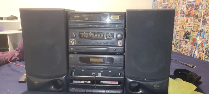 Mini system Cougar mcd6100 toca fitas