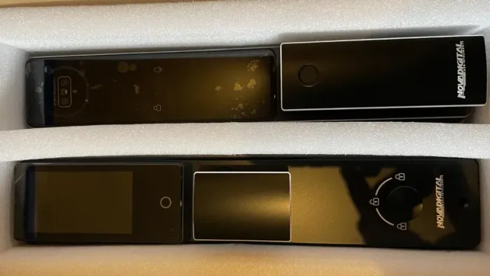 Fechadura Inteligente WiFi com Câmera Biometria Face ID Visor Tuya Smart Life 