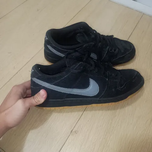 nike sb dunk low pro grey black