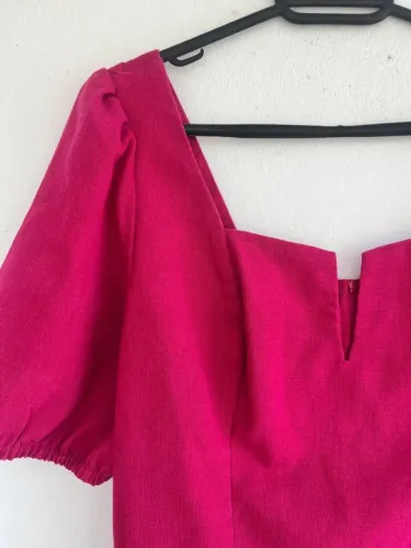 VESTIDO ROSA AQUAMAR TAMANHO M