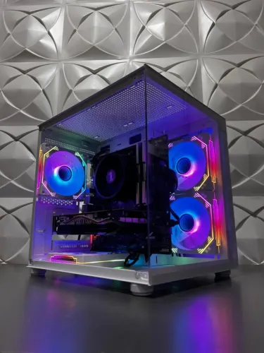 ? PC Gamer Ryzen 5 1600 + RX580 8GB + 16 Ram - Loja Física Thunder - 36x boleto - Garanti