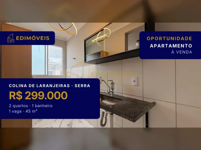 Apartamento 2 quartos na Colina de Laranjeiras, recém-reformado e pronto para você!