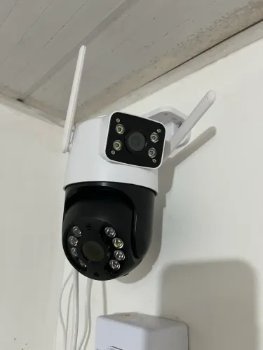 Câmera de segurança 2 em 1
