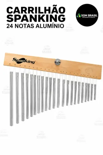 CARRILHÃO SPANKING 24 NOTAS ALUMINIO.