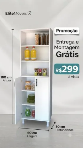 Armário multiuso em MDF promoção temos outros modelos