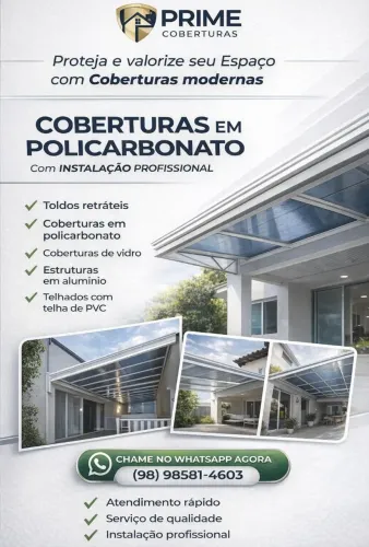 Toldos com policarbonato toldos retrátil coberturas faça seu orçamento