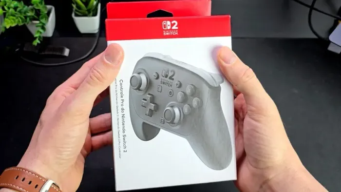 Controle Pro Nintendo Switch 2 Original, Novo na Caixa, com NFe