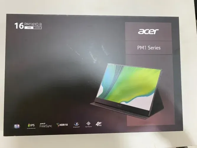 Monitor Portátil Acer PM161Q B 15.6" IPS Full HD Completo na Caixa