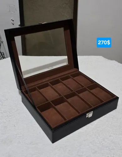Caixa para relógios com visor 