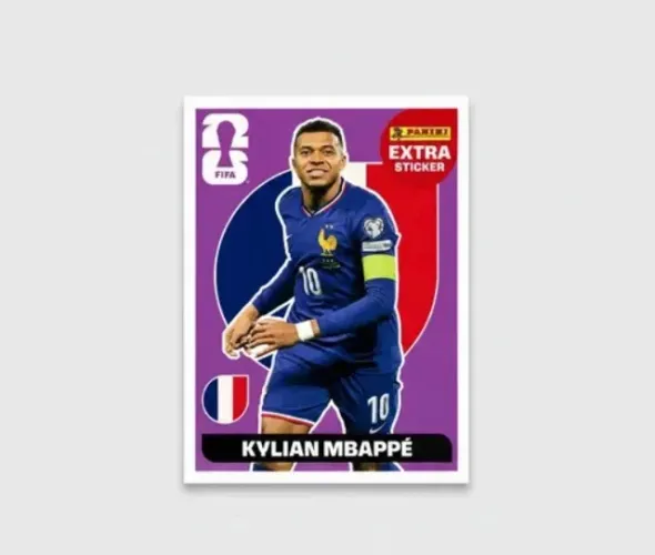Figurinha extra mbappé bronze