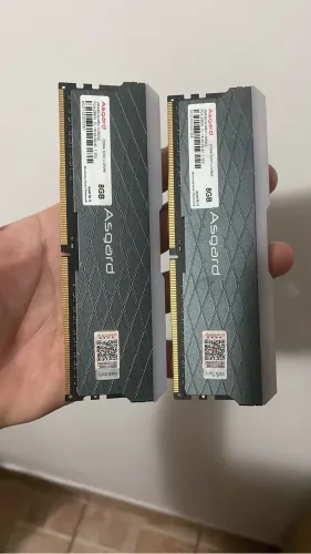2 paint de memória RAM 8GB Asgard para PC GAMER