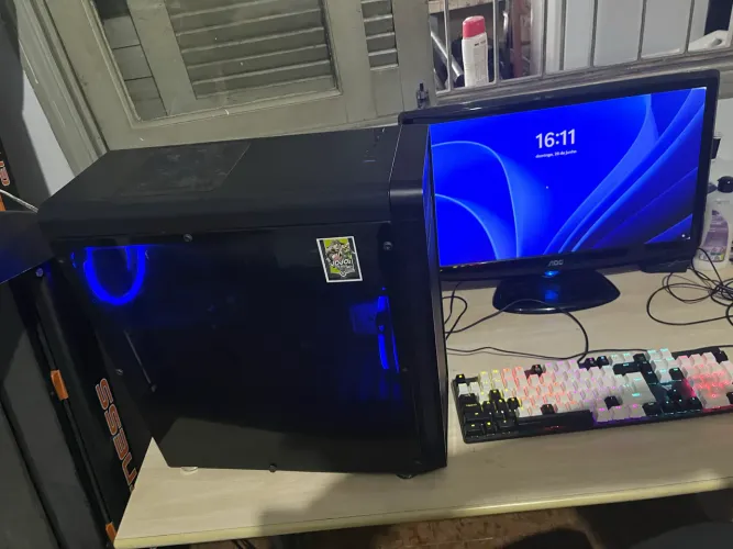 Pc game i5 completo tela de 24