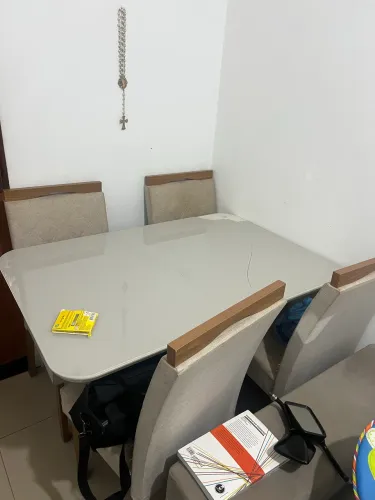 CONJUTO DE MESA DE JANTAD MADEIRAMADEIRA