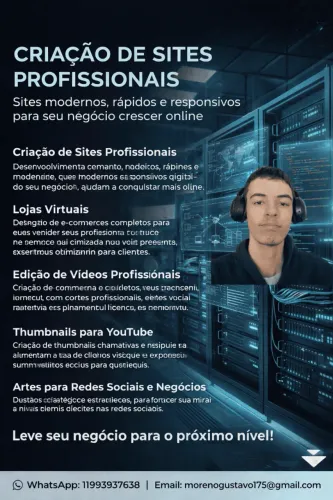 Miniaturas e Vídeos Profissionais para YouTube, Marcas e Negócios