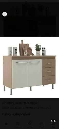 Vendo balcão de cozinha novo na caixa! Dependendo do lugar,entrego.