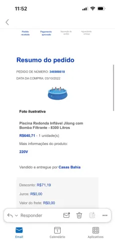 Piscina Redonda Inflável