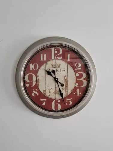 RELOGIO DE PAREDE GRANDE 56 CM- VINTAGE PARIS - MAISON REY -DECORATIVO - RETRÔ- NOVO
