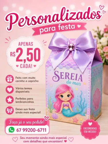 Personalizados para festas