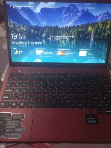 Notebook positivo motion red