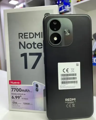 Lançamento recente - Redmi Note 17 --- 256/6 Black -- Entrega Grátis GLOBAL