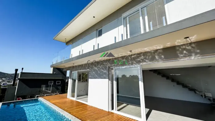 Vista Mar + Piscina com borda Infinita | Casa de Alto Padrão em Garopaba/SC