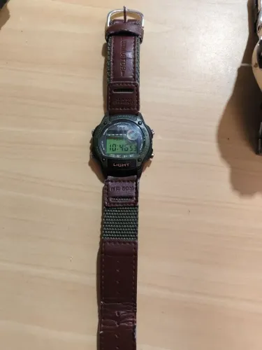 Relógio Casio original modelo w94m pulseira de couro