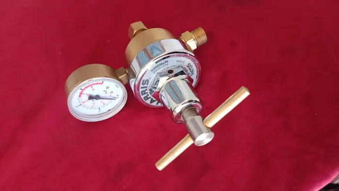 Manômetro Regulador de Pressão Nitrogênio Harris H47DS Original Industrial