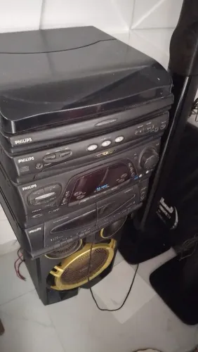 ? VENDO SOM PHILIPS - PARA RETIRADA DE PEÇAS OU RESTAURAÇÃO