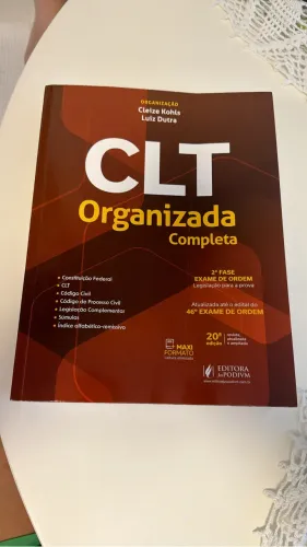 Livro CLT completa organizada Ceisc