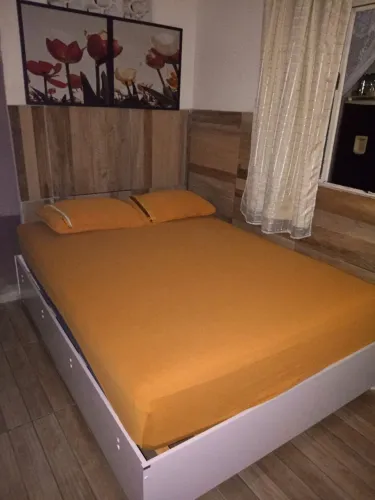 Vendo uma cama de casal com colchão de casal