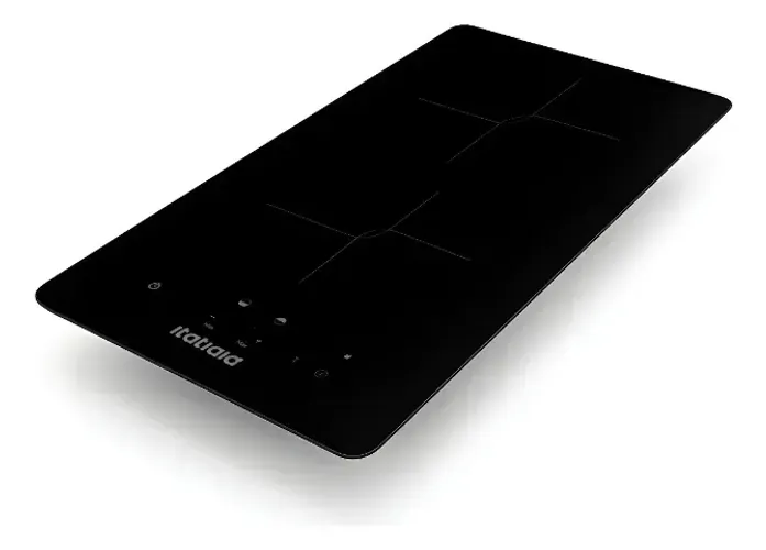 Cooktop de Indução Itatiaia Midi 2 Bocas Vidro Preto 220V