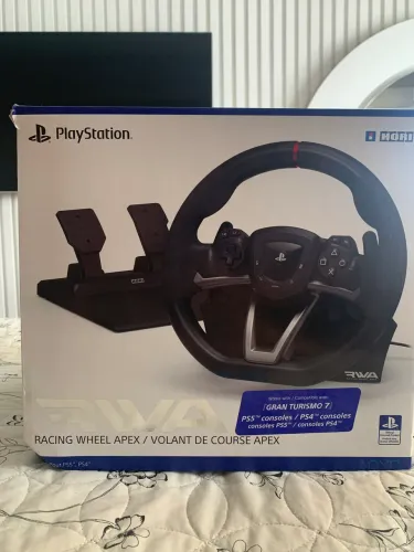 Volante racing wheel apex para video game PlayStation