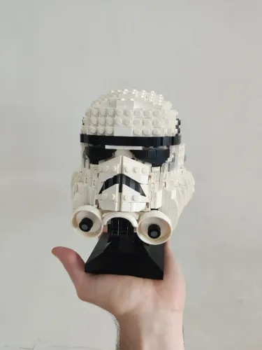 Lego capacete do Storm trooper de Star wars
