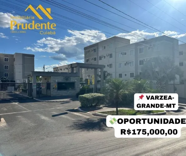 Apartamento para Venda em Várzea Grande, Glória, 2 dormitórios, 1 banheiro, 1 vaga