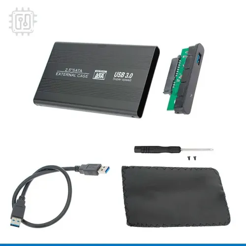 Case Gaveta em Alumínio Hd SSD Externo Usb 3.0 5Gbps Sata 2.5 Pc Notebook Xbox Ps4