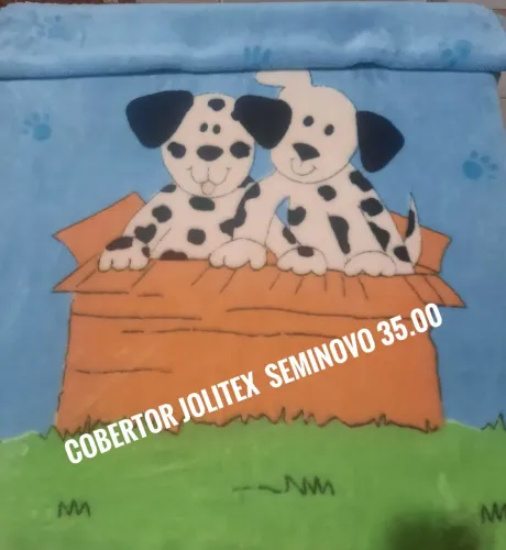 Cobertor bebê jolitex seminovo