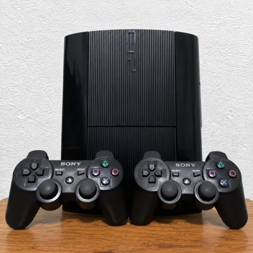 !!ULTIMO DO ESTOQUE!! PS3 SUPER SLIM DE 500GIGAS + 30 JOGOS INSTALADOS