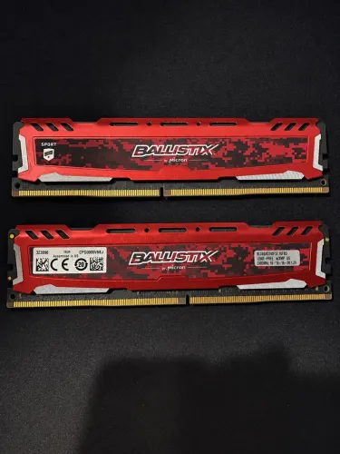 Memória RAM Crucial Ballistix Sport LT 16GB (2x8GB) DDR4 2400MHz