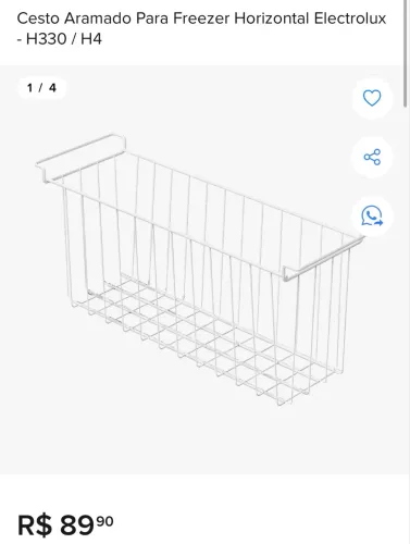 Vendo  3 cesto de freezer novo