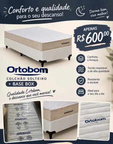 Colchão box completo