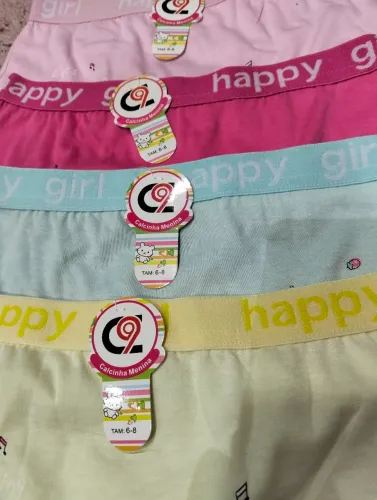 Cueca box infantil menina