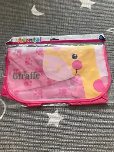 Babador Avental Bebê Menina Manga Comprida
