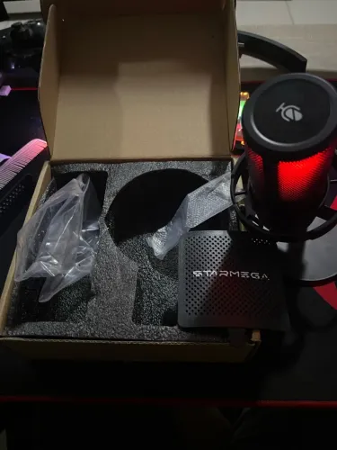Microfone de mesa gamer