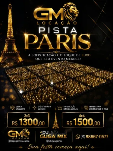 Pista Paris pista LED