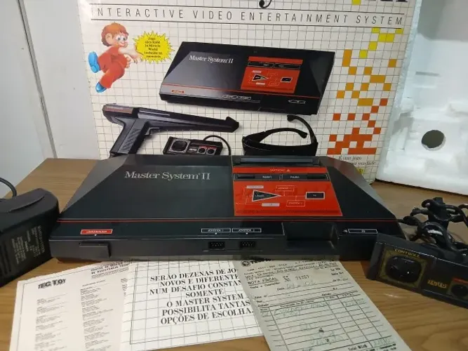 Master System II Tectoy Completo Na Caixa 100% Original
