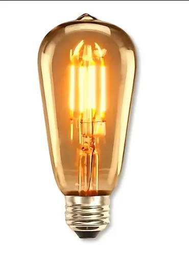 Lâmpada Filamento LED Retrô Vintage 4W Luz Quente Bivolt