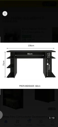 Mesa gamer com cadeira