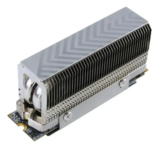 Dissipador De Calor Alumínio Coolleo Heat Pipes para Ssd NVMe M.2 2280 clip-icon